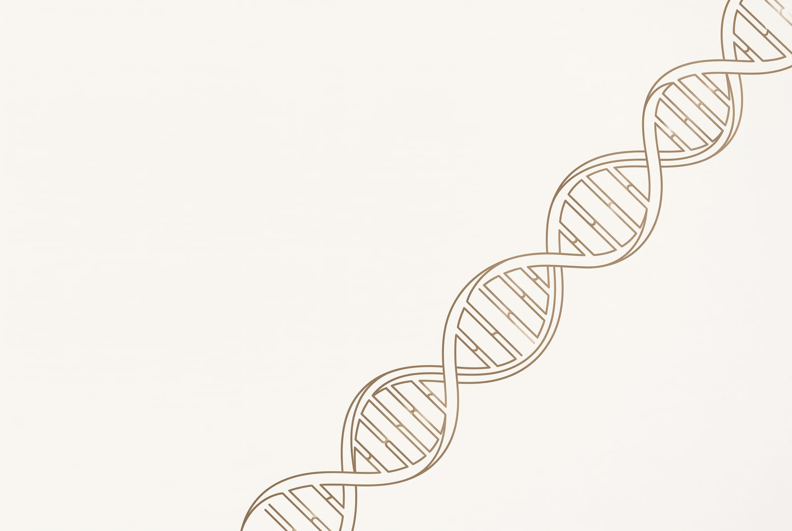Ilustração de uma dupla hélice de DNA estilizada